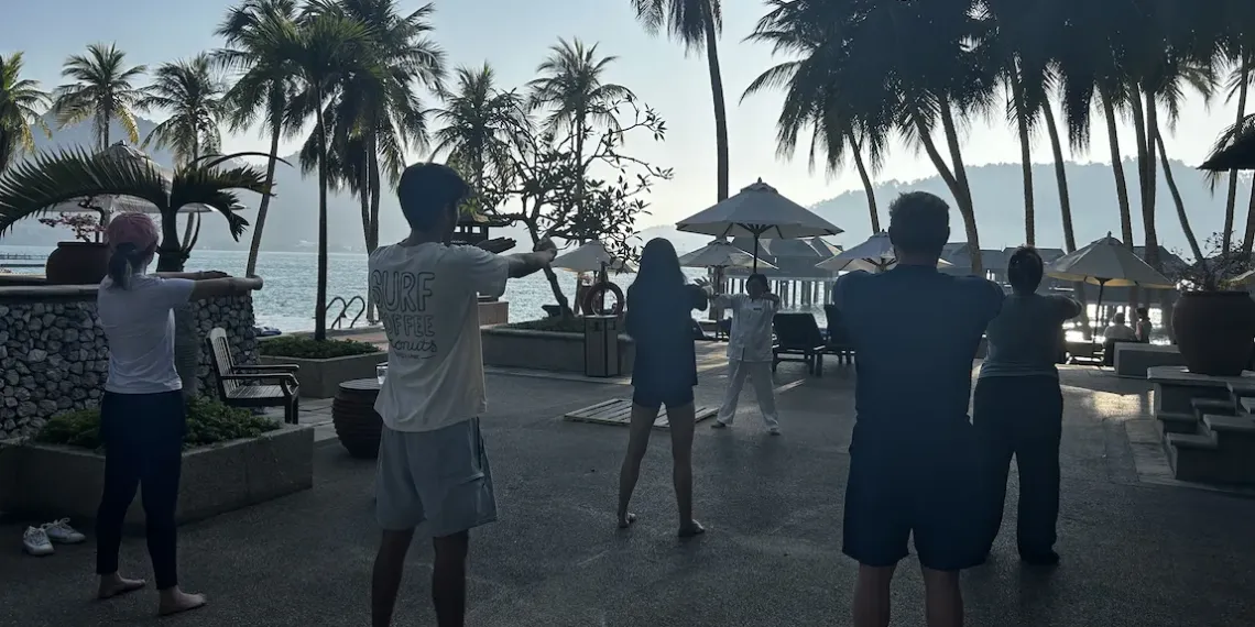 Qi Gong in Pangkor Laut Resort Maleisië