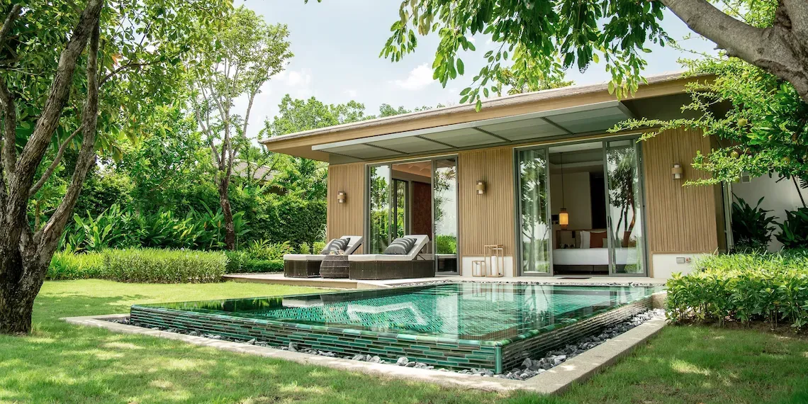 pool villa RAKxa Integrative Wellness