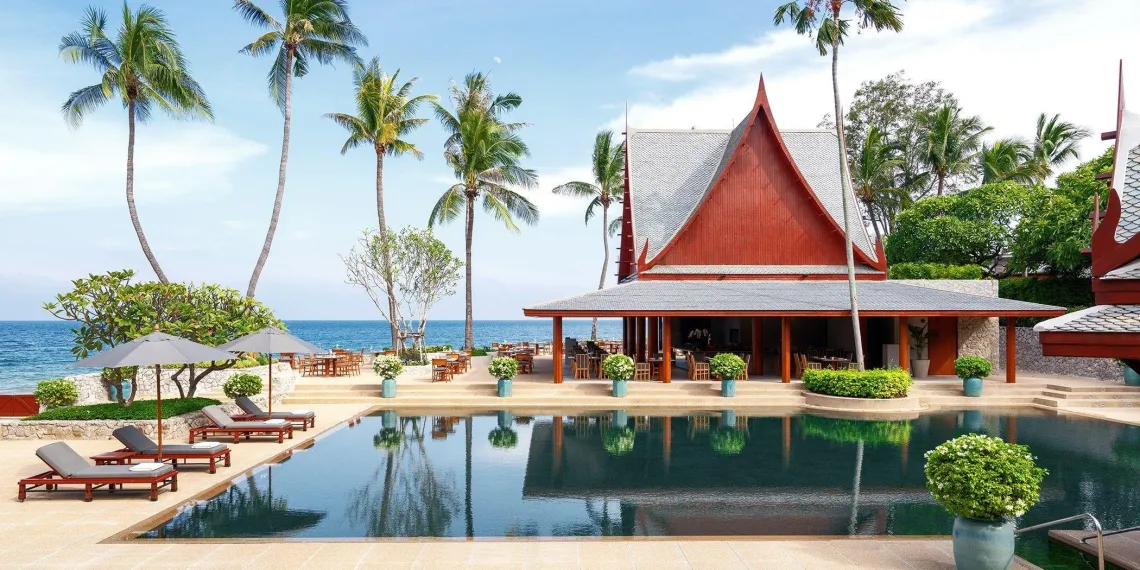 zwembad Chiva-Som Health Resort