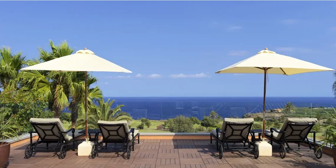 uitzicht Hotel Hacienda del Conde a Meliá Collection - Tenerife