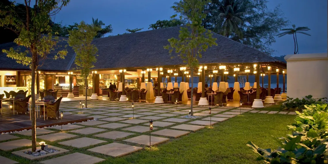 Receptie in Pangkor Laut Resort Maleisië