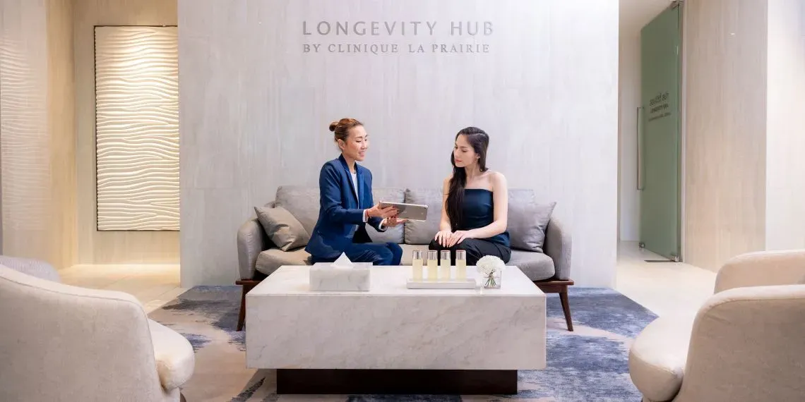 spa wellness NEW! Longevity Hub by Clinique La Prairie St Regis